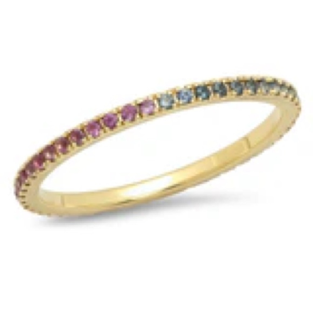 Stephanie Gottlieb Multi-Color sapphire and amethyst Ring
